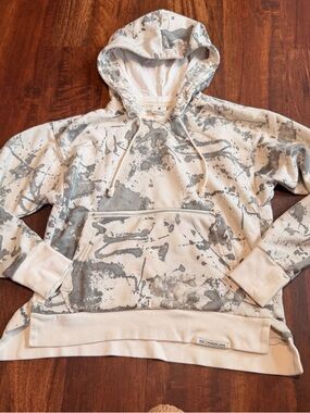 Nike fly Paint-Splatter Crop Hoodie - size Small